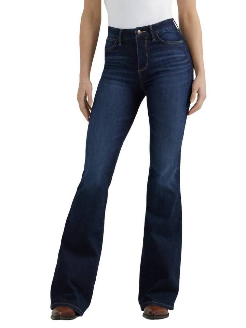 WRANGLER BESPOKE FLARE DARK MARILYN JEANS NEW 33 x 32